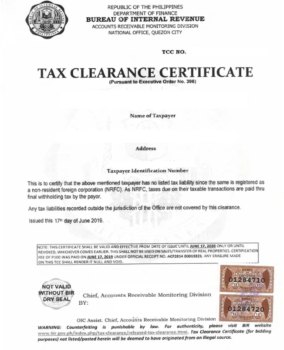 A Guide to Tax Clearance Requirements in the Philippines